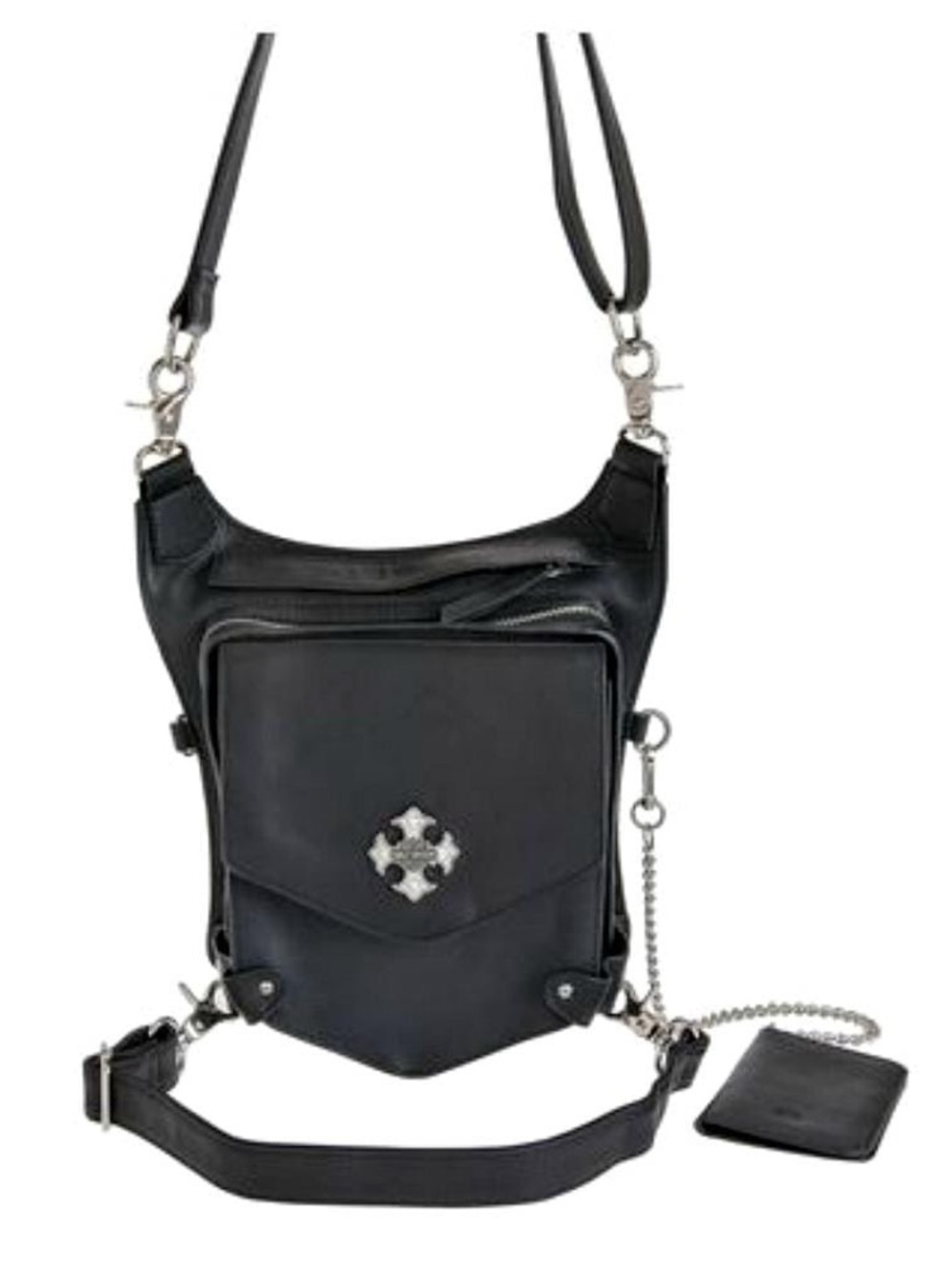 Harley-Davidson® “Women's Peace Keeper”Conceal Carry/Thigh Bag with chain Wallet